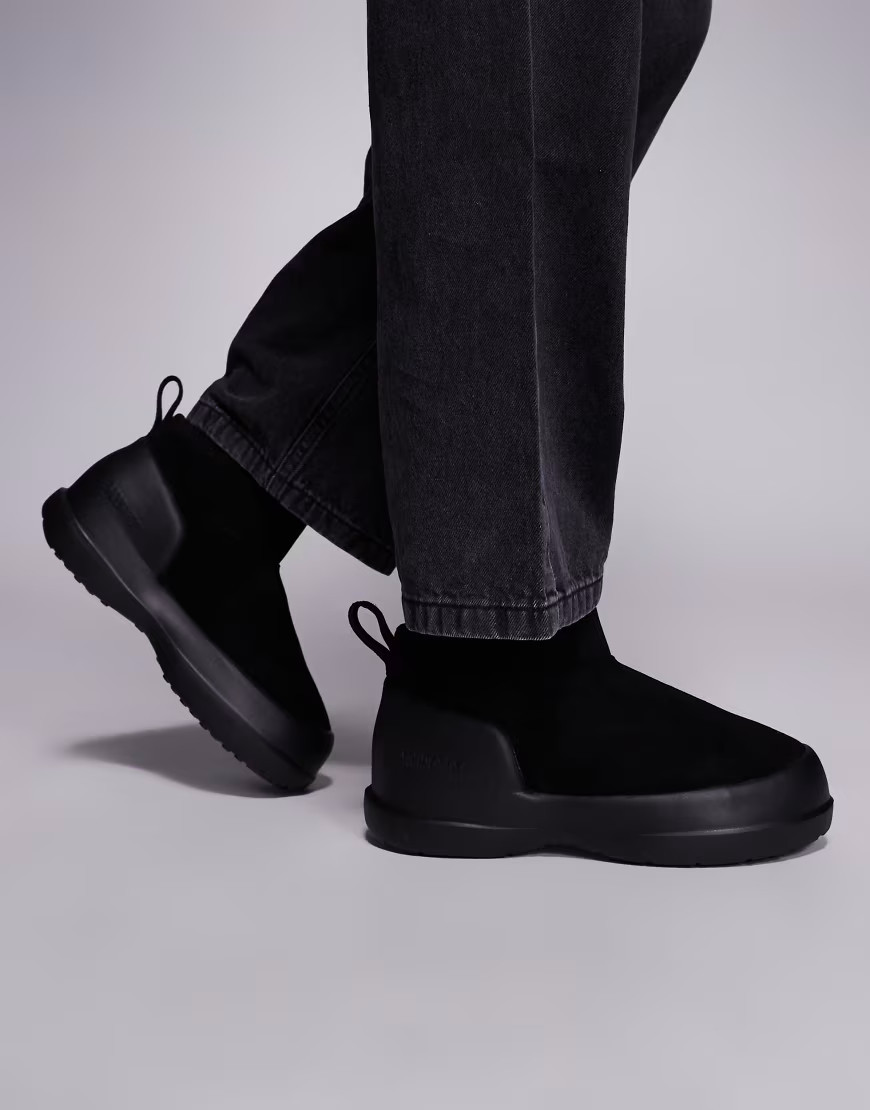 Moonboot Mezzaluna boot in black | ASOS (Global)