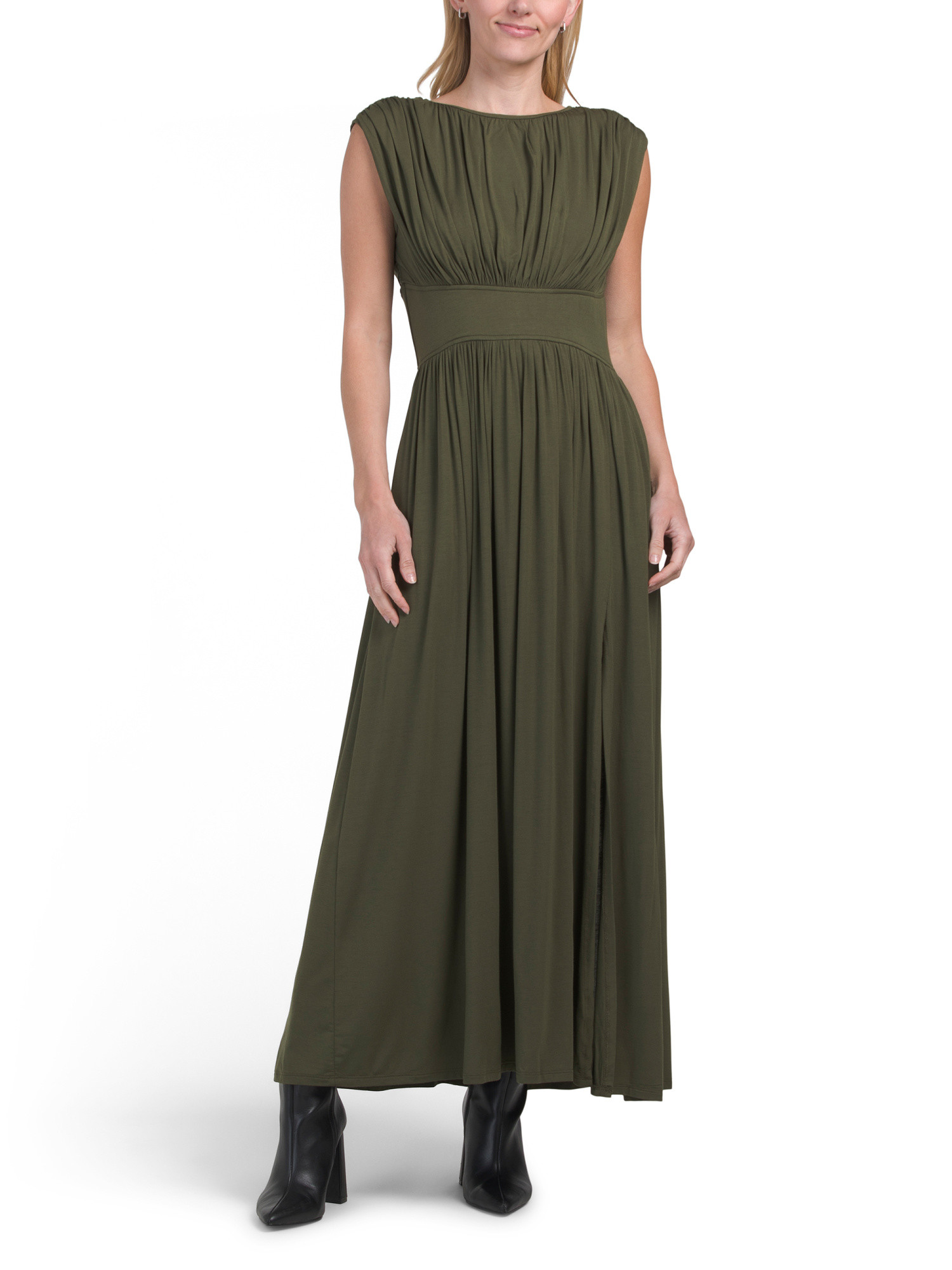 Cinched Waist Maxi Dress | TJ Maxx