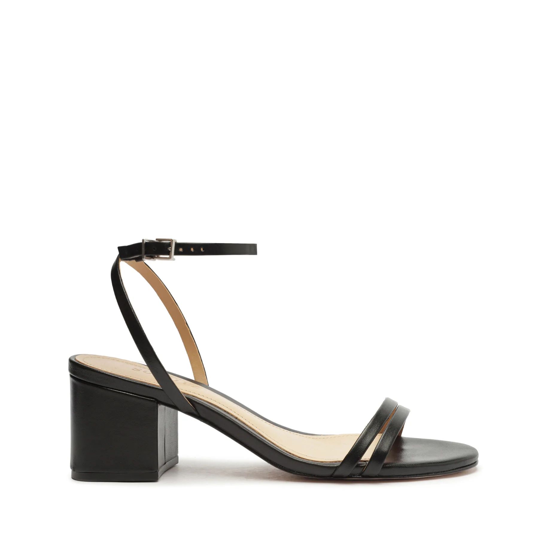 Altina Mid Block Nappa Leather Sandal | Schutz Shoes (US)