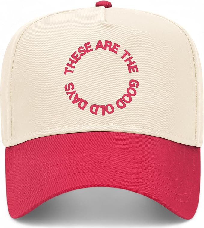 These are The Good Old Days Vintage Trucker Hat | Trendy Summer Cowgirl Graphic Cute | Premium Ba... | Amazon (US)