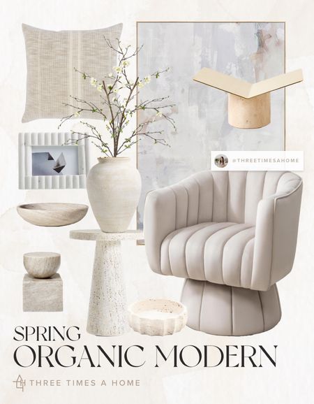 Spring organic modern furniture and decor 

#LTKhome #LTKstyletip #LTKSeasonal