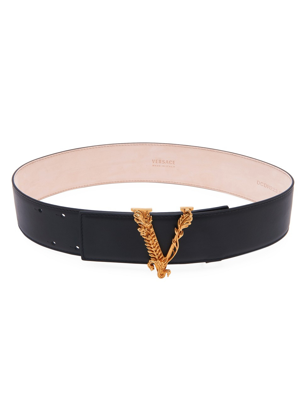 Women's Virtus Leather Belt - Nero - Size Small | Saks Fifth Avenue