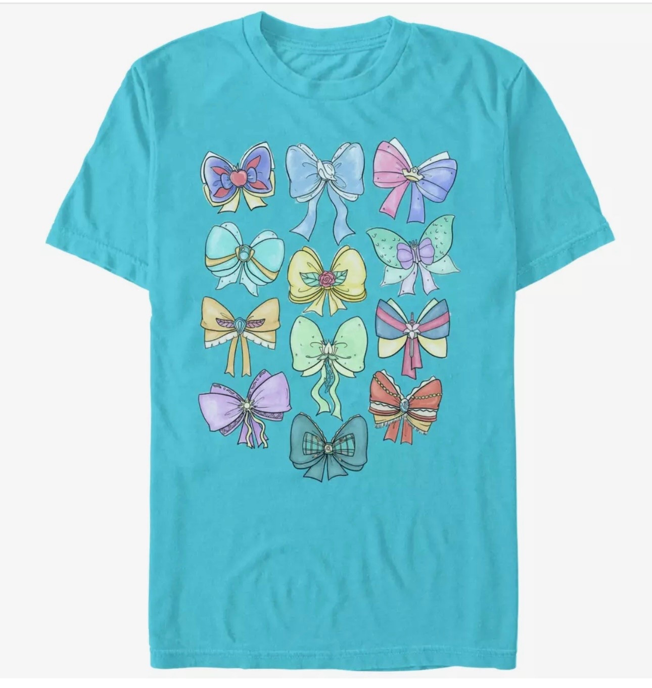 Disney princess bow coquette t shirt collectionn