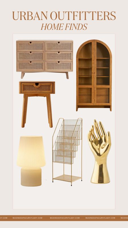 My current fave home finds at Urban Outfitters right now✨ 

home decor, gold decorations, jewelry, magazine rack, lamp, arch cabinet, night stand, drawers

#LTKfindsunder50 #LTKfindsunder100 #LTKhome