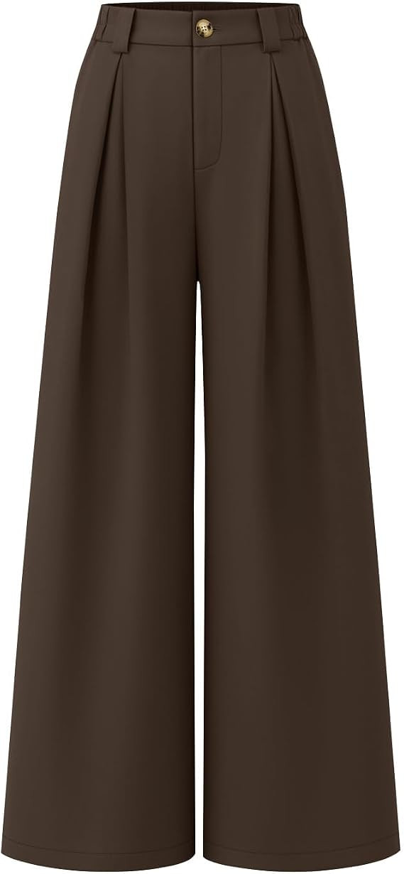 ZESICA Women's Wide Leg High Waisted Dressy Casual Pants | Amazon (US)