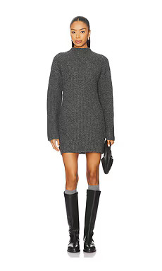 Lovers and Friends Abra Sweater Dress in Charcoal from Revolve.com | Revolve Clothing (Global)