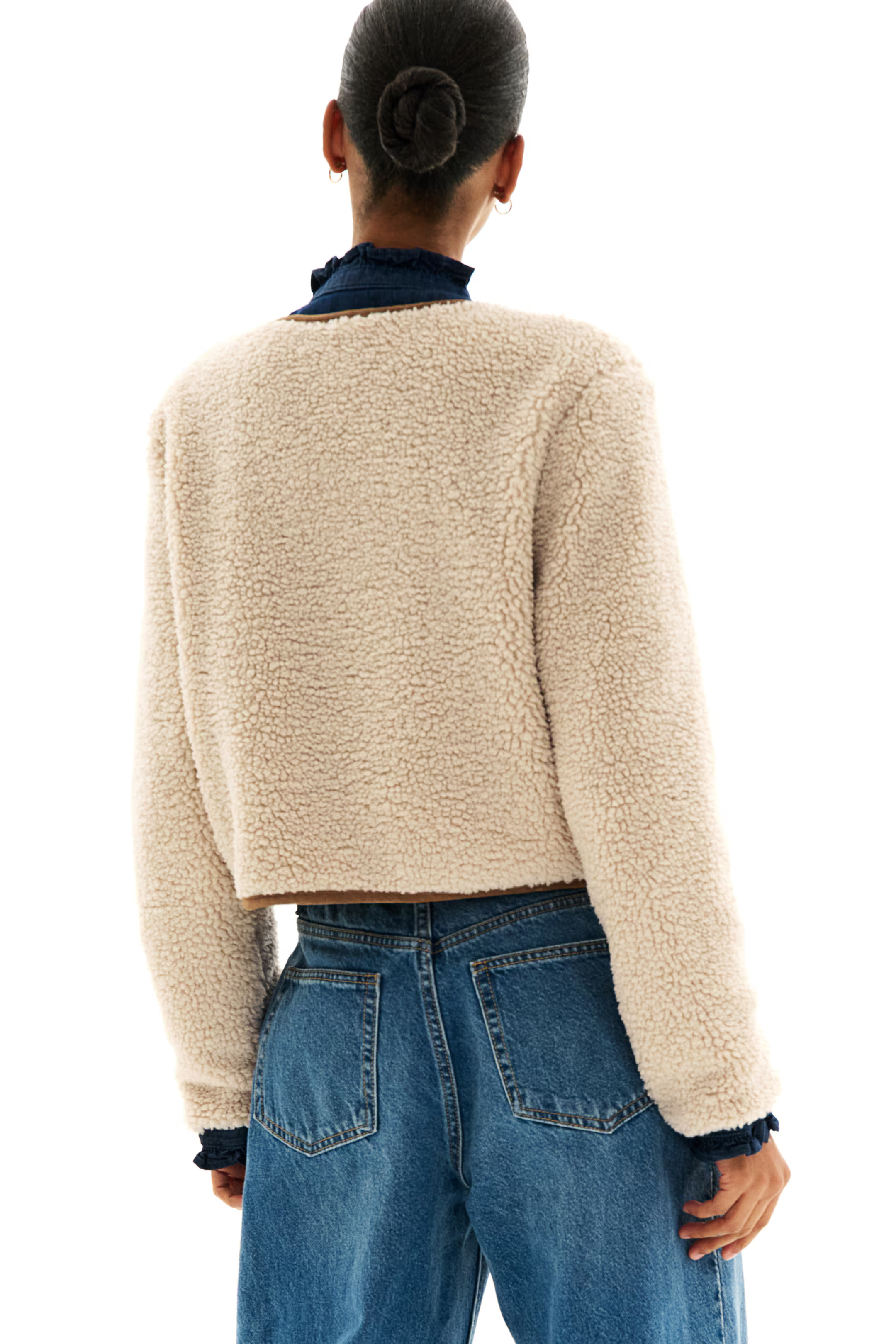 Teddy cardigan | H&M (UK, MY, IN, SG, PH, TW, HK)