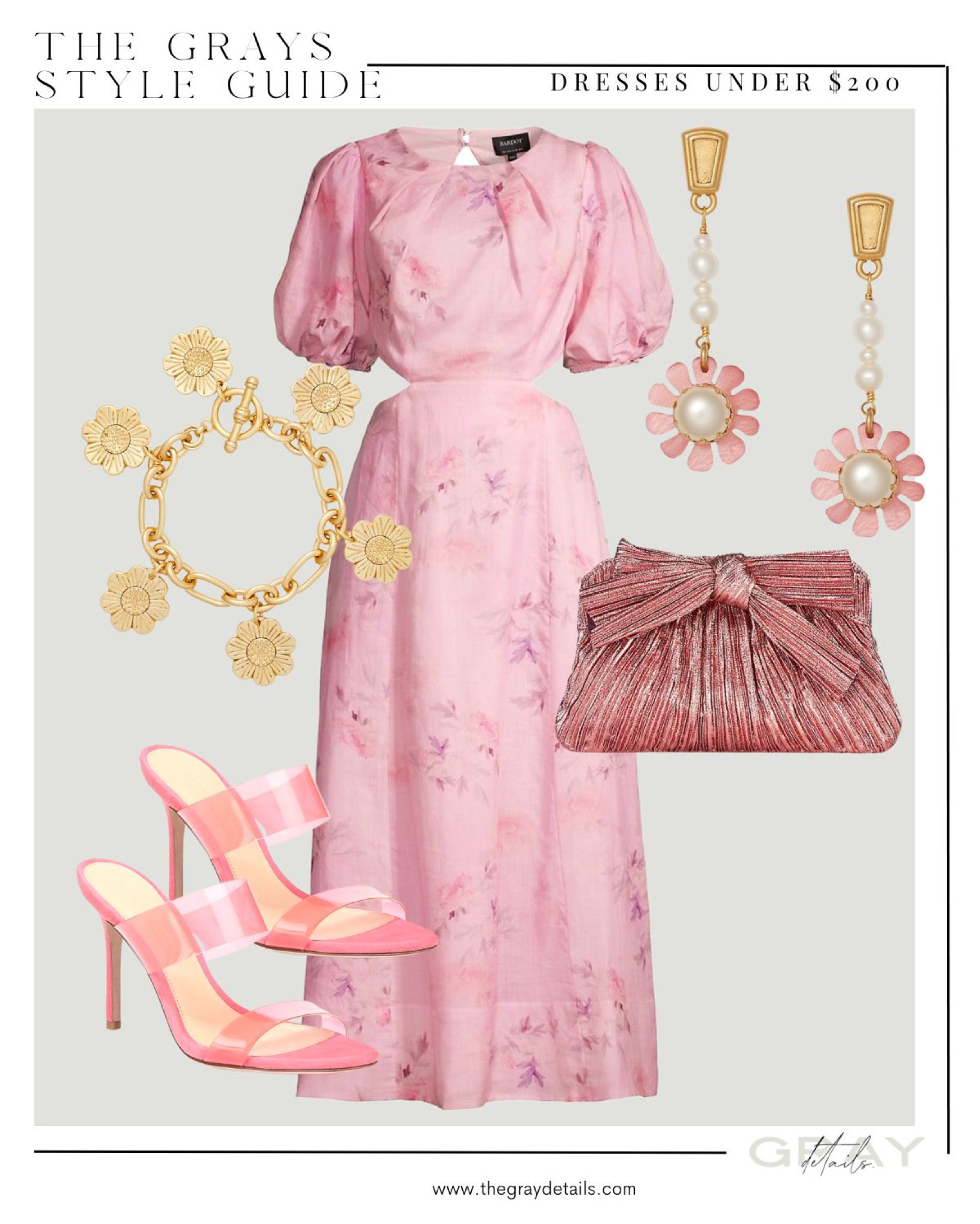 Floral dress under $200, wedding guest dress, Easter dress, spring heels 

#LTKstyletip #LTKFind #LTKwedding