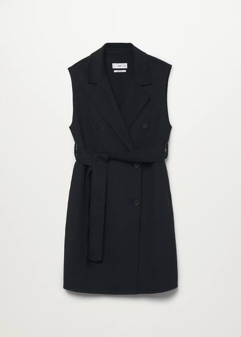 Handmade wool-blend gilet | MANGO (UK)