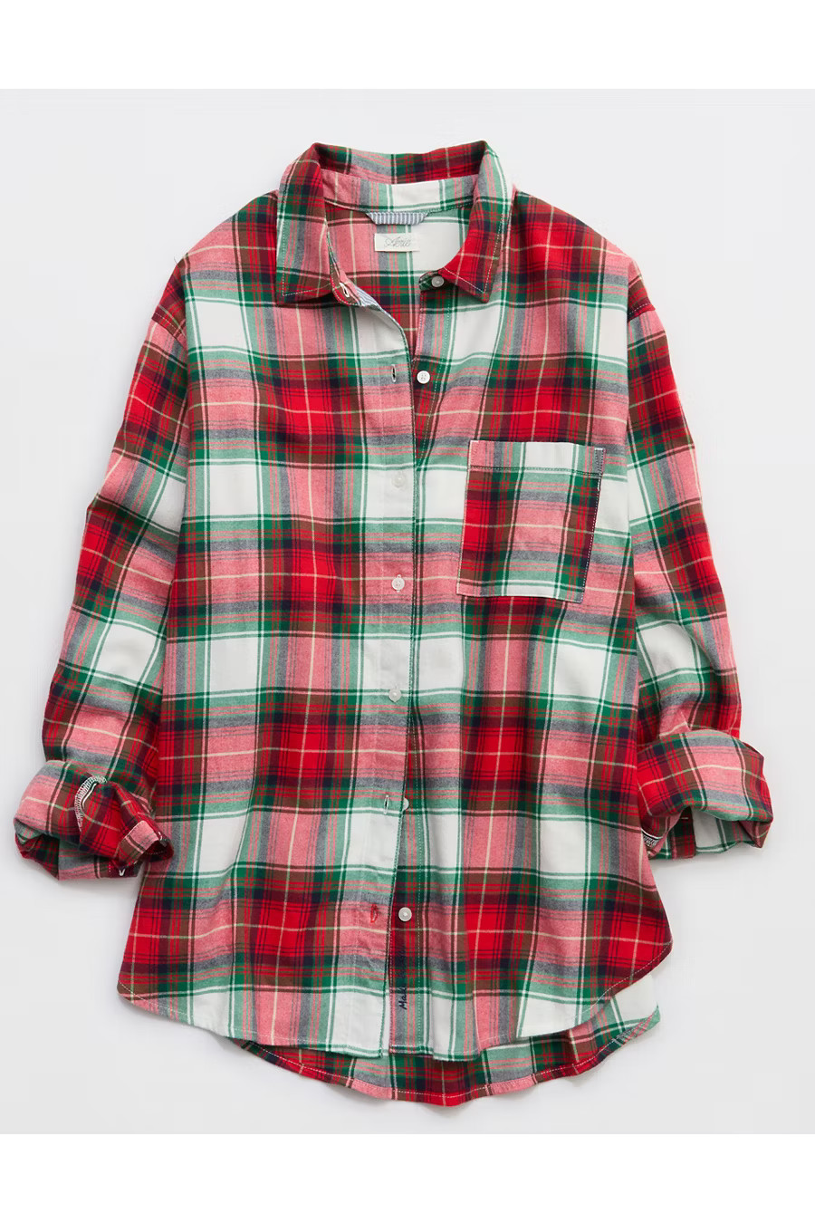 Aerie Flannel Pajama Shirt Women's Soft Muslin S | American Eagle Outfitters (US & CA)