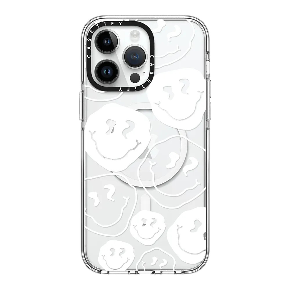 Smiley, White Ink. | Casetify (Global)