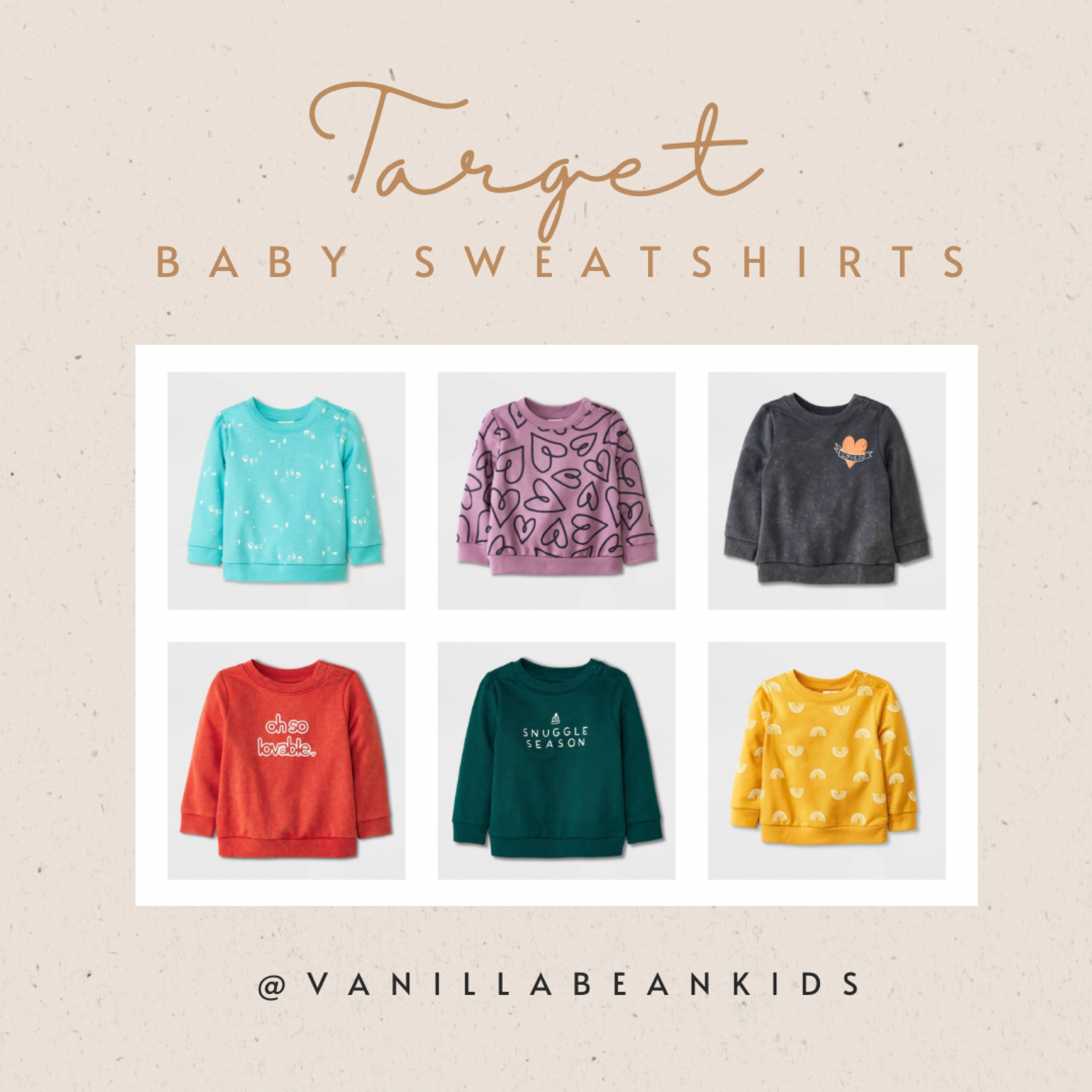 Target baby crewnecks 

#LTKfindsunder50 #LTKkids #LTKbaby