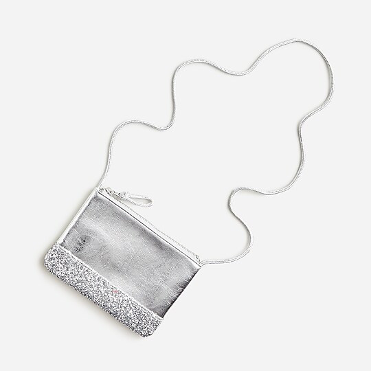 Girls' glitter-and-metallic purse | J. Crew US