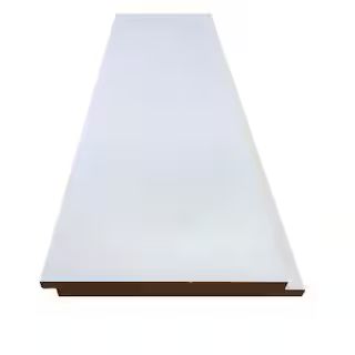 0.591 in. x 6.000 in. x 12 ft. Primed MDF Shiplap Siding-1612PMDFSL - The Home Depot | The Home Depot