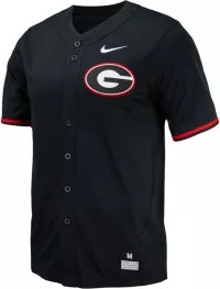 Nike Men's Georgia Bulldogs Black Full Button Replica Baseball Jersey | DICK'S Sporting Goods