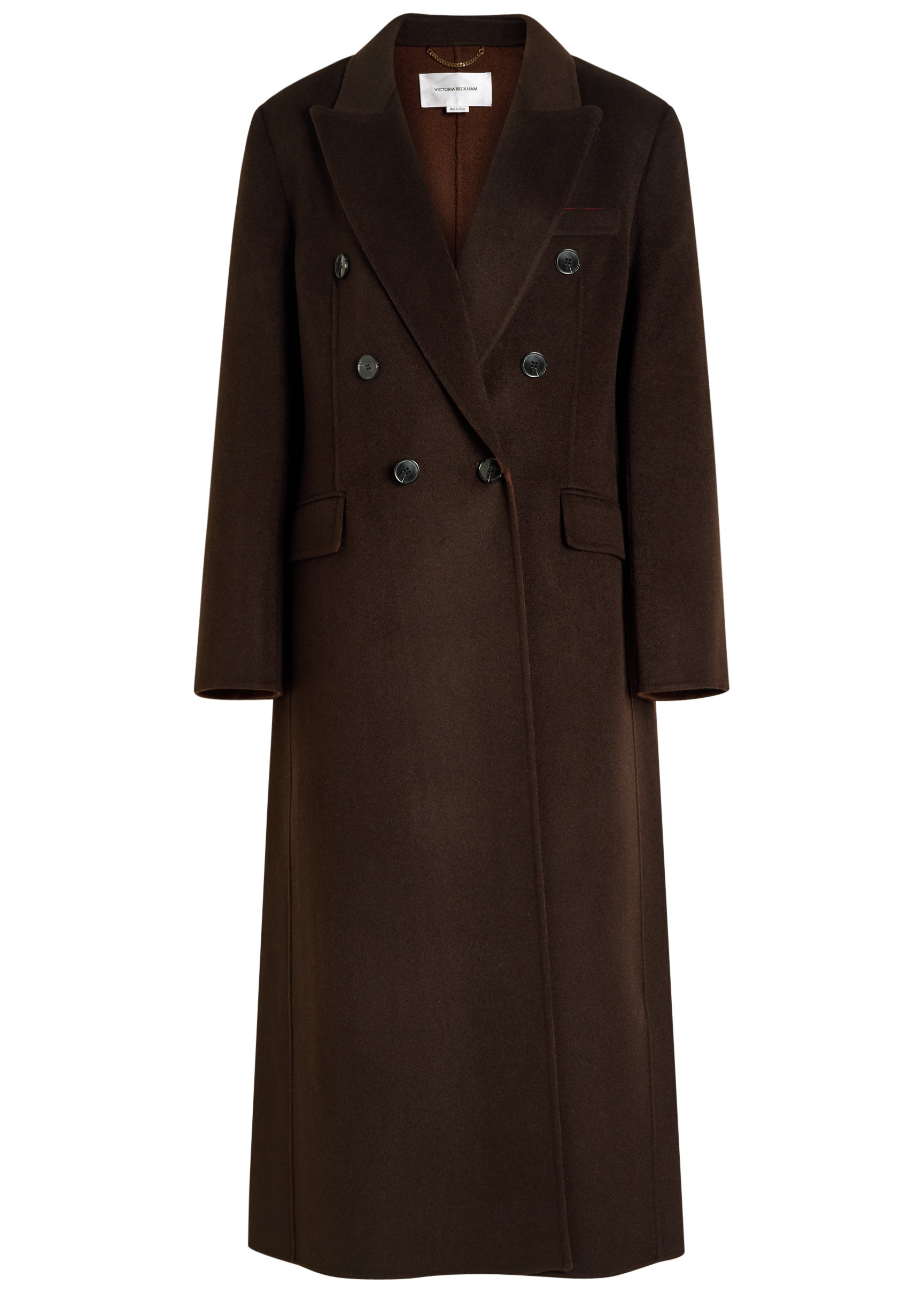 Double-breasted wool and cashmere-blend coat | Harvey Nichols