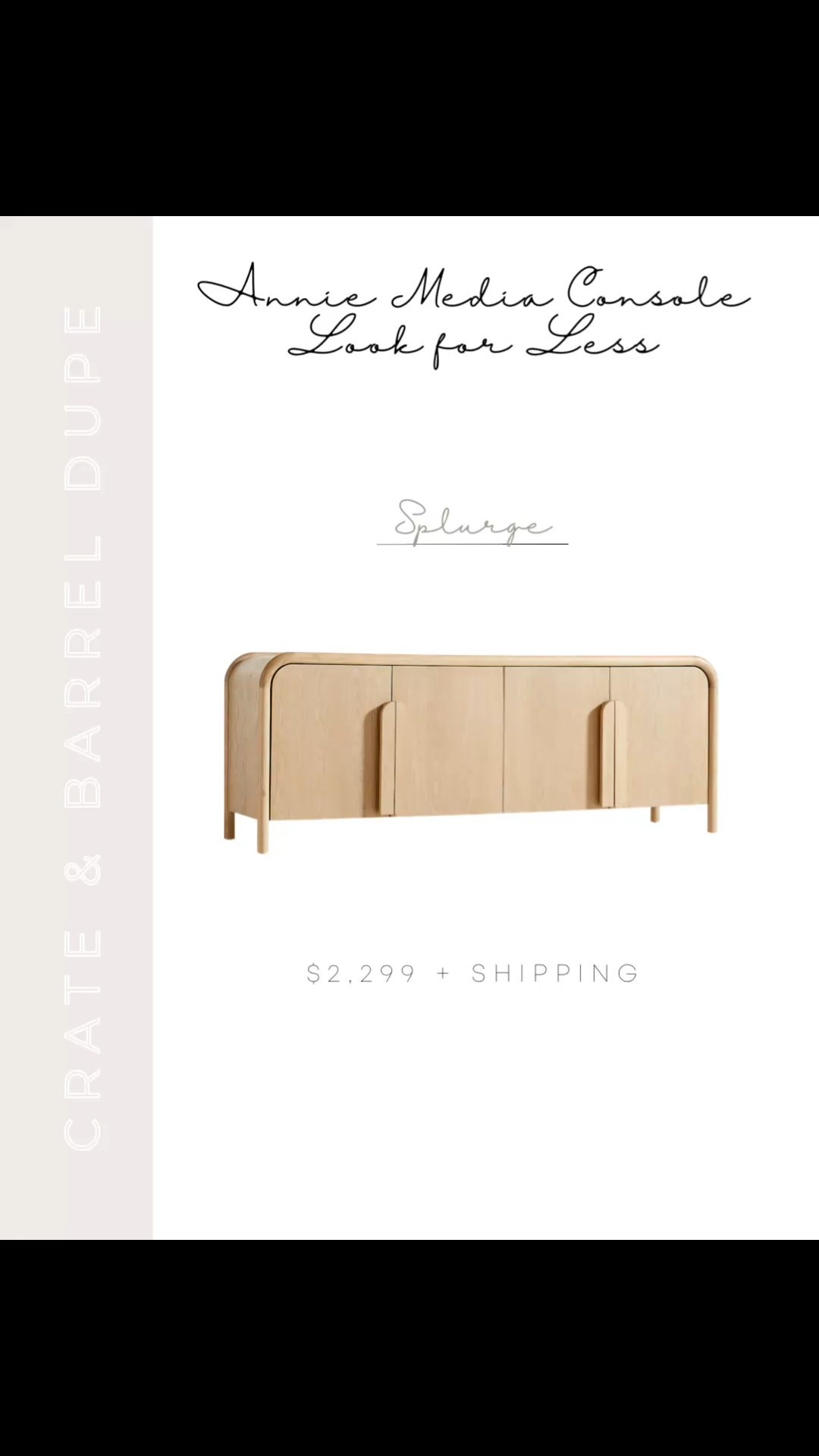 If you love the look of the Annie Media Console but don’t want to splurge, this is a great alternative!




#LTKHome #LTKSaleAlert