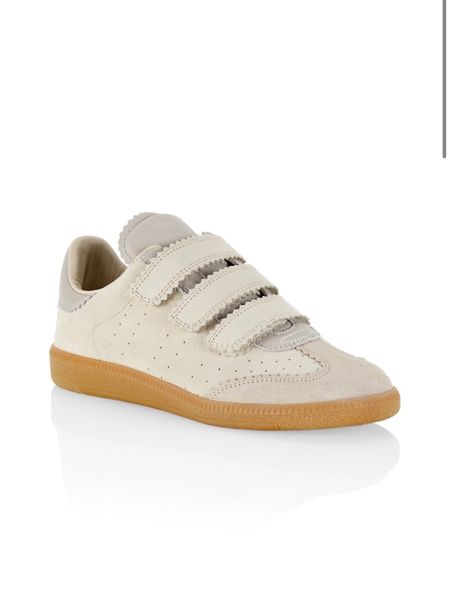 I never thought I’d jump on the grandma Velcro sneaker trend but here I am! I think they are so different from what we’ve been seeing the past few years and as sneakers become more prevalent in everyday outfits, I think investing in some statement pieces is a good idea! Linking a few looks for less to the Isabel Marant Beth sneakers. Take your pic! 

#LTKshoecrush #LTKstyletip