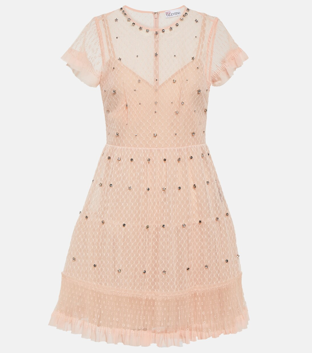 Embellished point d’esprit tulle minidress | Mytheresa (US/CA)