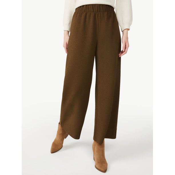 Free Assembly Women's Pull On Crepe Pants - Walmart.com | Walmart (US)