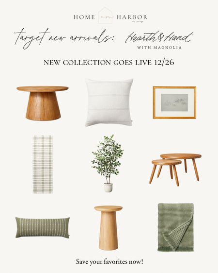 The new Hearth & Hand collection is almost here! It launches on 12/26 and looks so good. I love the pretty green accents! 

#target 

#LTKhome #LTKstyletip #LTKSeasonal