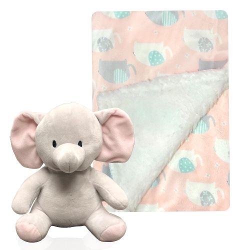 MODERN BABY Super Soft Baby Blanket Set with Stuffed Plush Toy Newborn to Toddler Plush Blanket G... | Walmart (US)