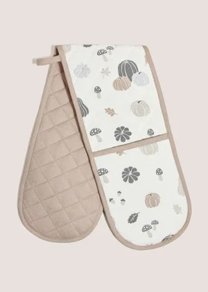 Orange Hello Autumn Pumpkin Oven Glove (19cmx90cm) | Matalan (UK)