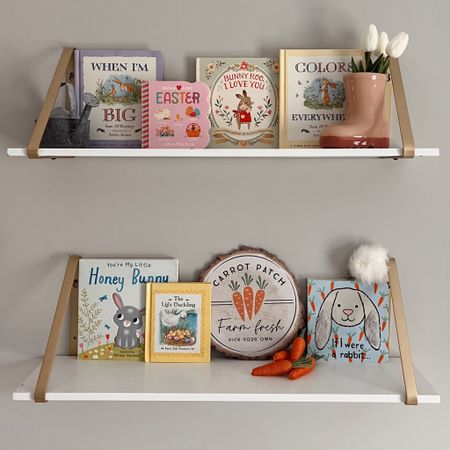 Easter Book Shelves 🐰🥕🌷 

#LTKbaby #LTKkids #LTKSeasonal