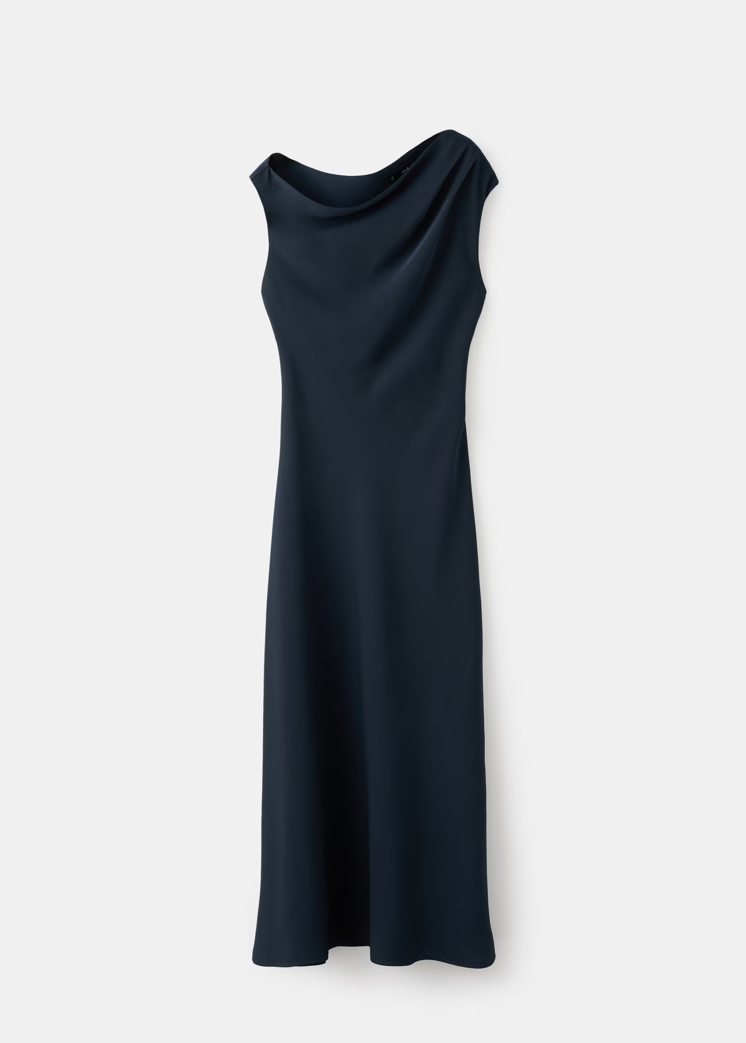 A-line dress with asymmetrical neckline | Mango (US/MX/AU)