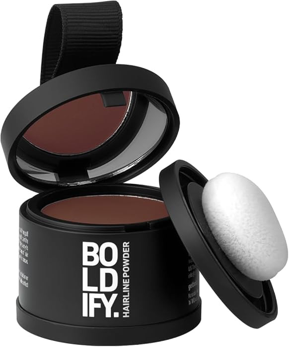 BOLDIFY Hairline Powder - Water-Resistant Root Touch Up Hair Color for Gray Coverage - 24-Hour St... | Amazon (US)