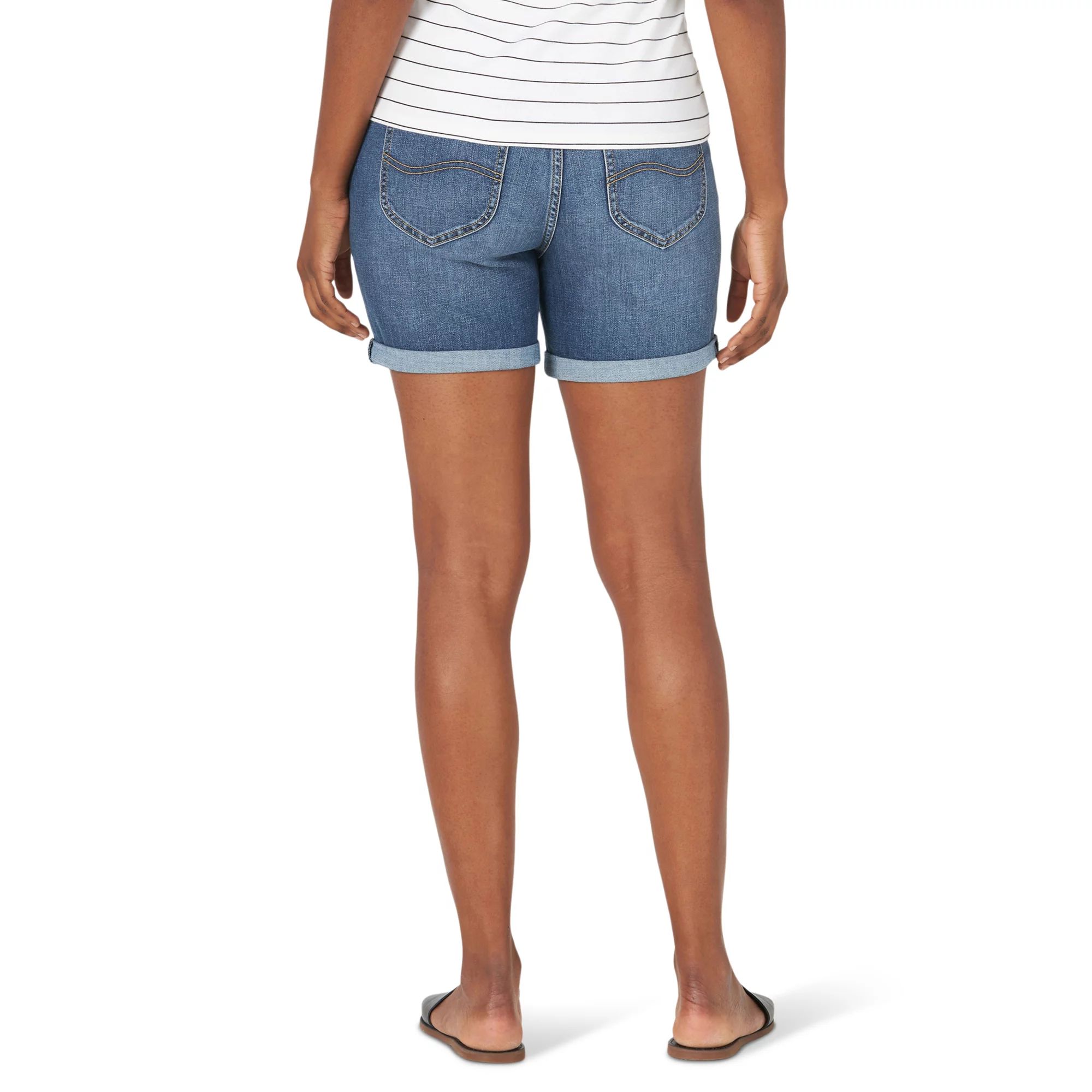 Lee Women's Midrise 5" Cuffed Short | Walmart (US)