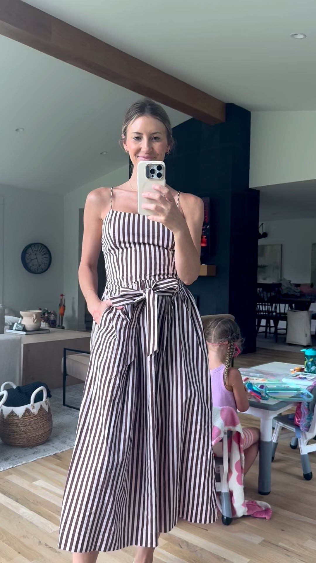 Obsessed with this adorable Bow Midi Dress! Paired with some touches of gold jewelry and mesh ballet flats ☺️

#LTKStyleTip #LTKWorkwear