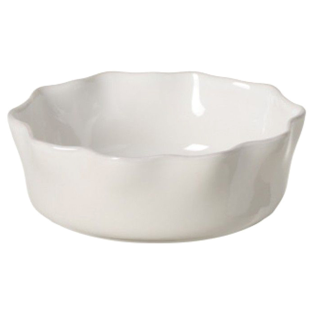 Casafina Cook & Host Modern Classic White Stoneware Square Pie Baking Dish | Kathy Kuo Home