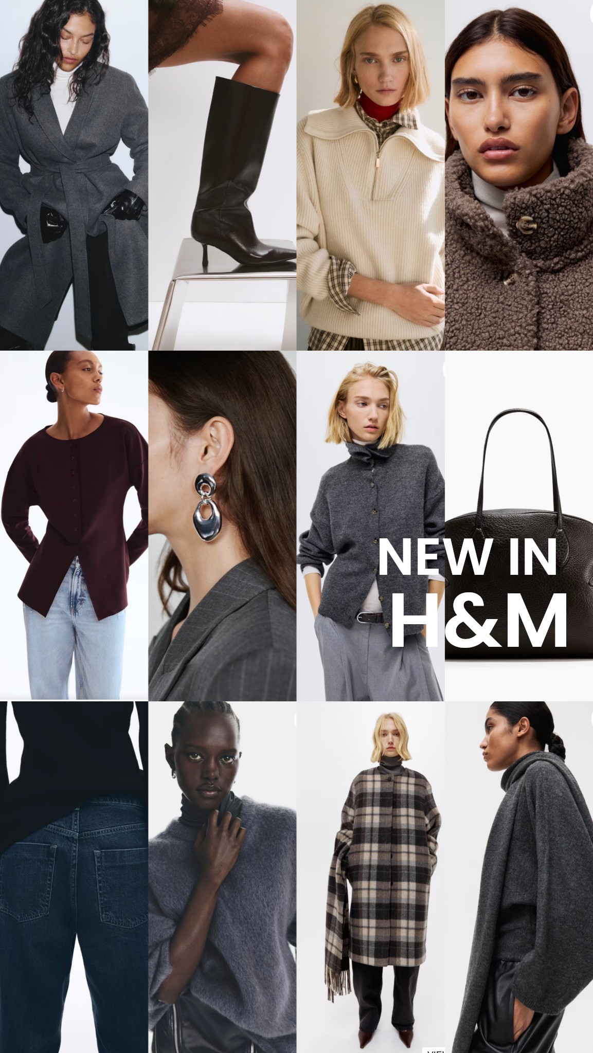 H&M new in payday picks

Waisted cardigan - wide leg jeans - statement earrings - knee boots - checked coat - scarf jumper - autumn trends - winter knitwear 

#LTKautumn #LTKeurope #LTKuk