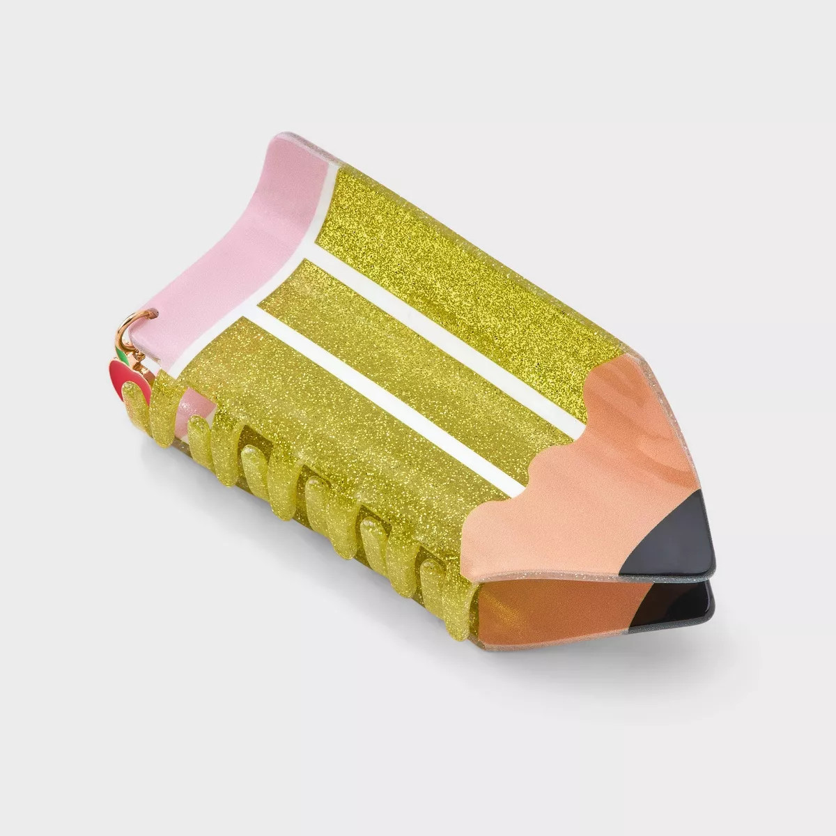 Teacher Pencil Claw Hair Clip - Yellow | Target