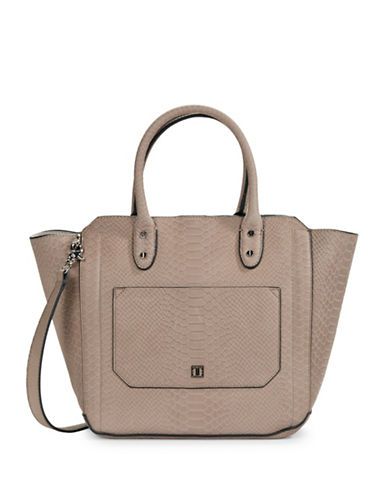 IVANKA TRUMP Tribeca Embossed Leather Tote | Lord & Taylor