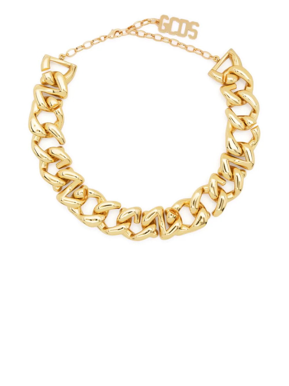 curb-chain logo necklace | Farfetch Global