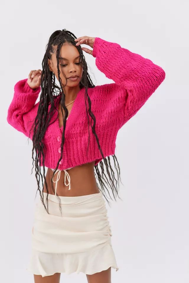 UO Sydney Cropped Cardigan | Urban Outfitters (US and RoW)