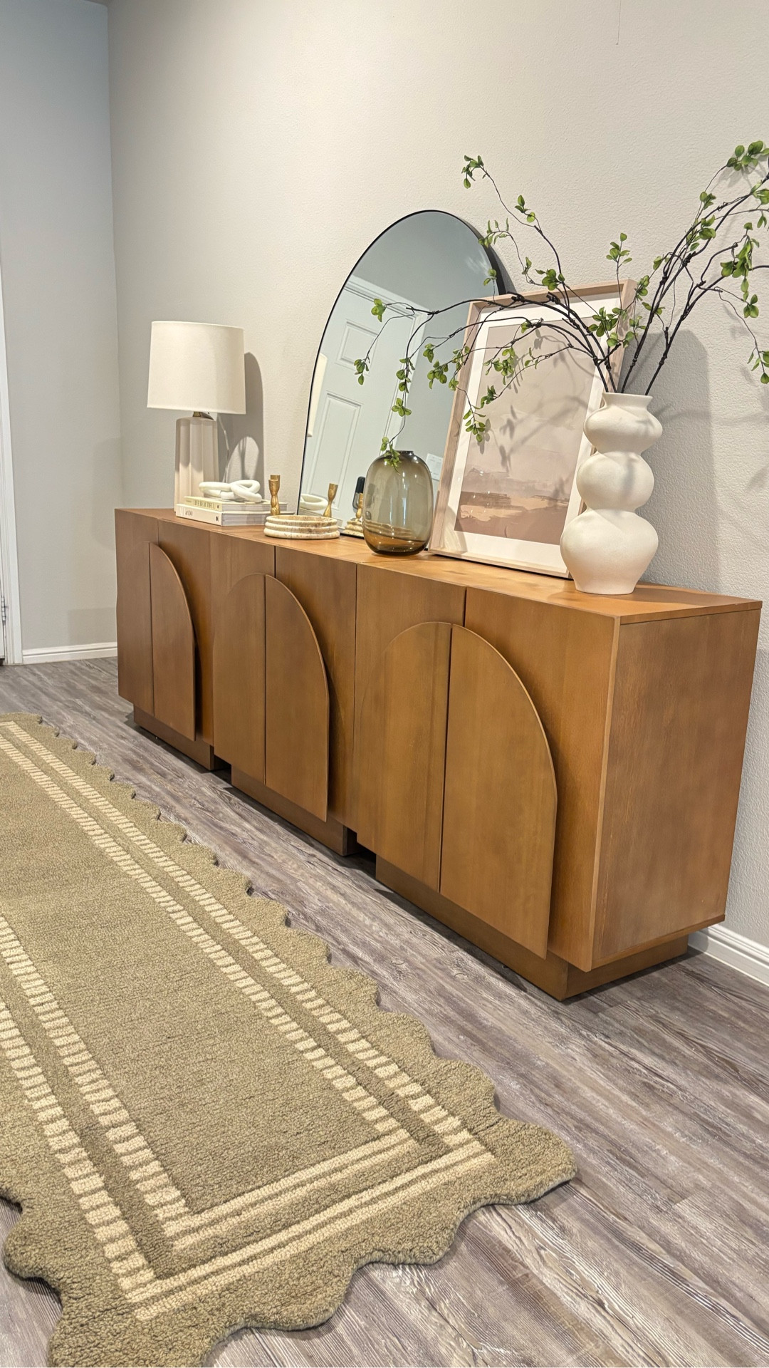 ✨ Entryway Glow Up ✨
This once bare hallway is now warm + welcoming with a sculptural console, oversized mirror, organic textures, and the perfect statement rug. Thoughtful styling makes all the difference the moment you walk in. 🖤

Want the exact pieces? 👀
Comment ENTRYWAY and I’ll send you all the links through LTK!

#LTKhome #LTKfinds #entrywaydecor #styledentry #entrywaydesign #homedesign #modernentryway #dfwinteriordesigner #interiordecor


#LTKStyleTip #LTKSaleAlert #LTKHome