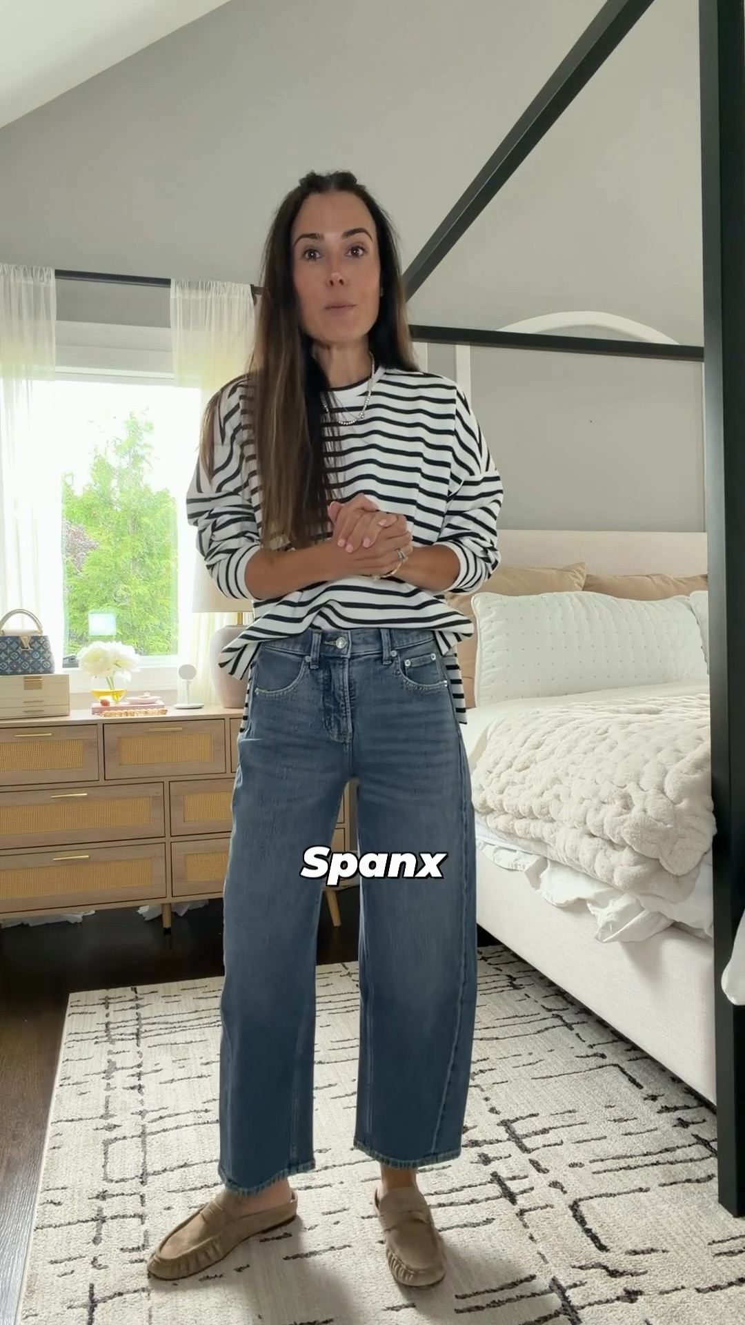 The PERFECT everyday fall outfit These @spanx Authentic 360 Barrel Jeans just launched
in the prettiest new wash.. and they’re so good with this insanely soft AirEssentials striped top.
Cute, comfy and so easy to throw on! New customers can use code MRSCASUALXSPANX for
15% off 🤎#spanxpartner

#LTKSaleAlert #LTKmomlife #LTKOver40