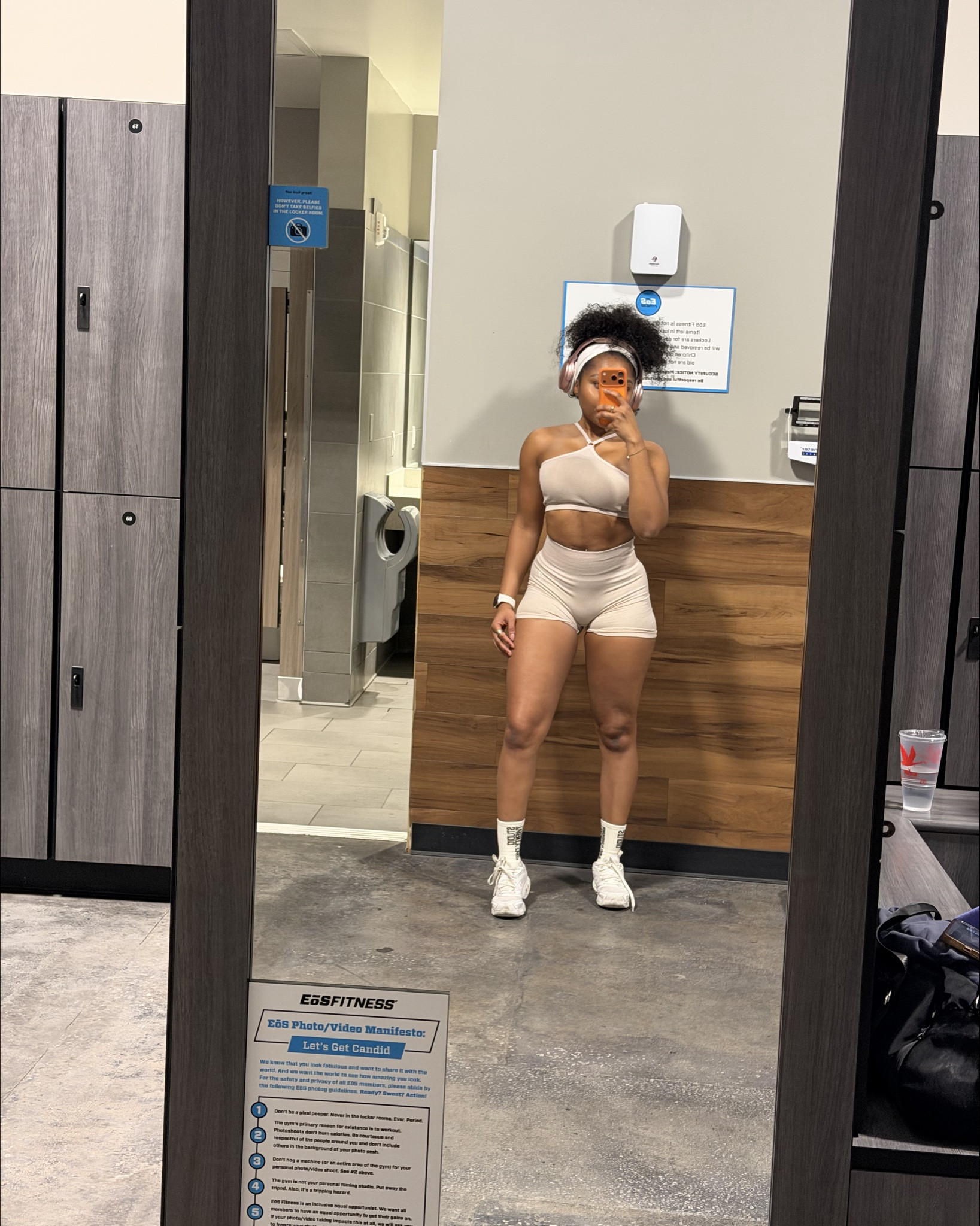 Nude cropped halter neck workout top and shorts set

#LTKActive #LTKdayinmylife #LTKootd