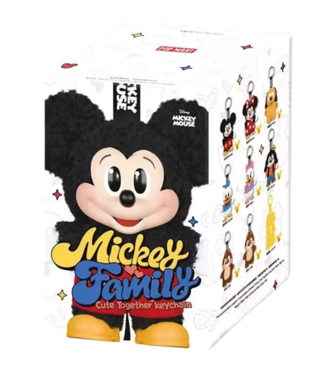 Pop Mart Disney Mickey Family Together Series Plush Keychain Sealed Case | Shop.app