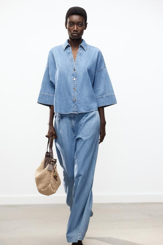 Z1975 WIDE SLEEVE SHIRT | Zara US