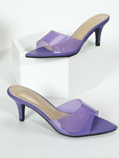 Stiletto Heeled Mule Sandals | SHEIN