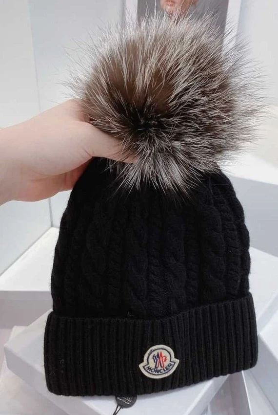 Unisex Designer Pom Pom Beanie Hat | Etsy | Etsy (US)