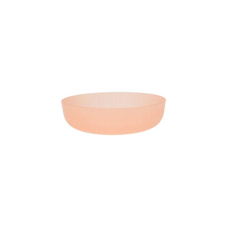 Mainstays - Pink Round Plastic Swirl Pattern Dinner Bowl, 42-Ounce | Walmart (US)