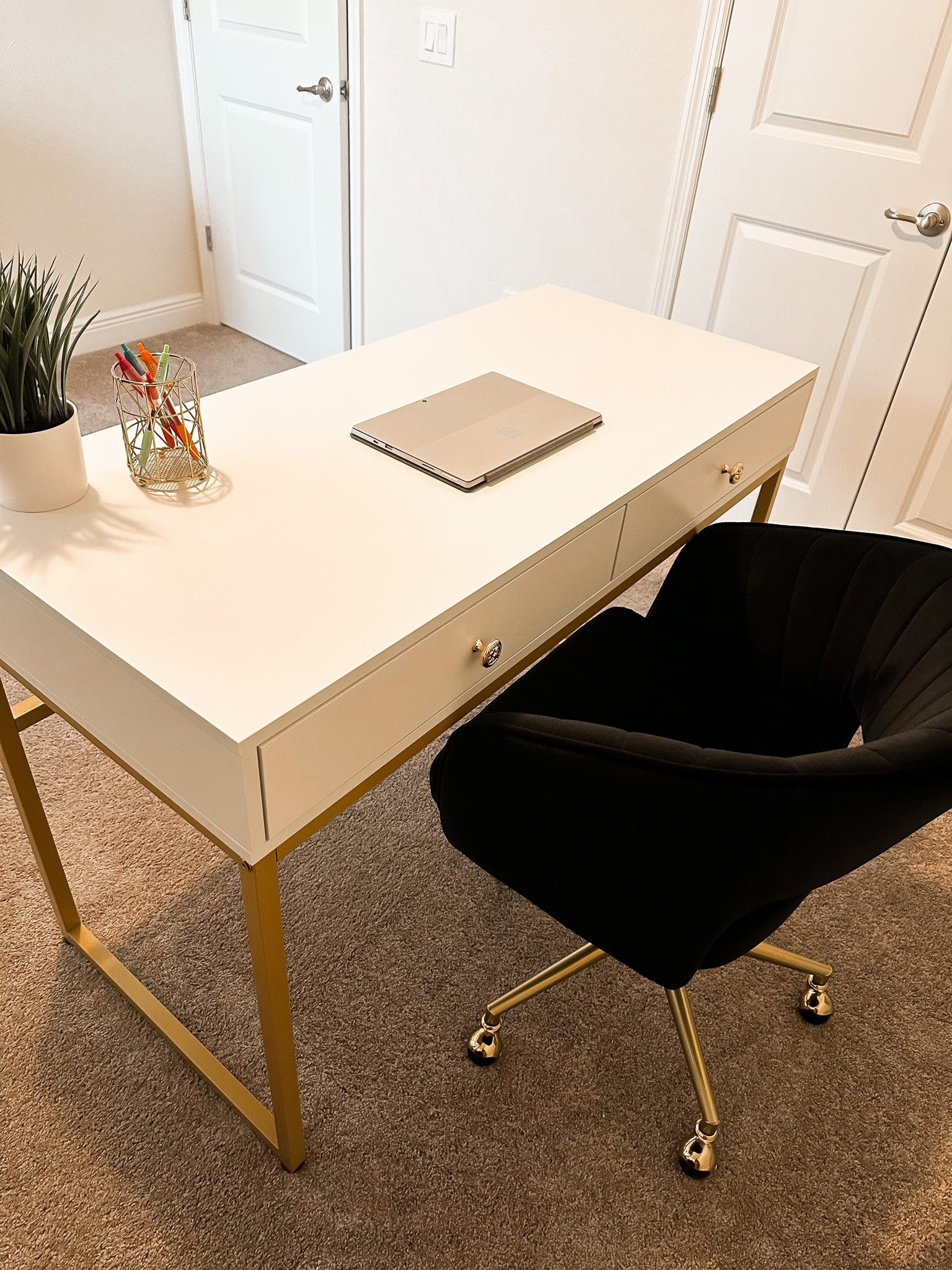 Home office simple set up 

#LTKsalealert #LTKfamily #LTKhome