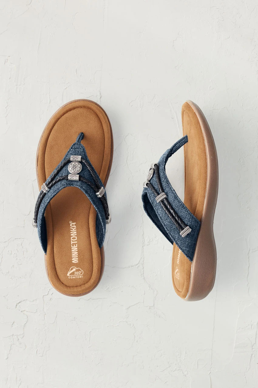 Silverthorne Sandals by Minnetonka® | Coldwater Creek