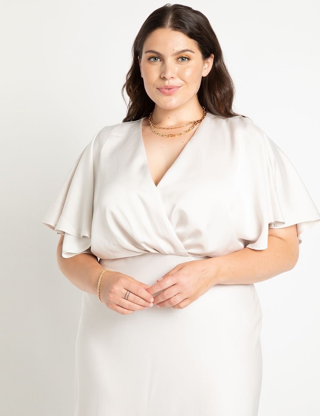 Kimono Sleeve Maxi Dress | Eloquii