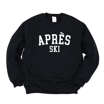 Simply Sage Market Women's Graphic Sweatshirt Apres Ski University - 2XL - Midnight | Target